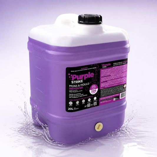 Purple Strike Commercial 20L moss, mould and lichen remover concentrate