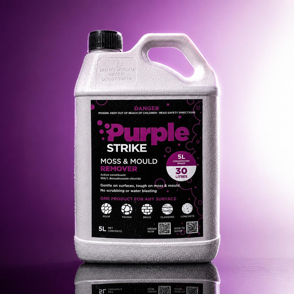 Purple Strike Domestic 5L concentrate, 5 litres making 30 litres of spray