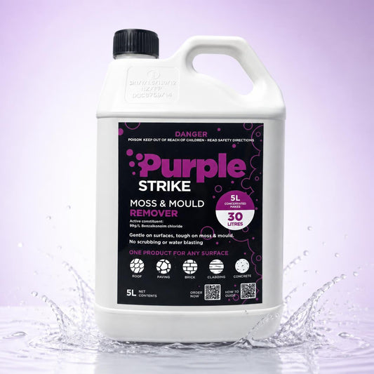 Purple Strike Domestic 5L moss, mould and lichen remover concentrate