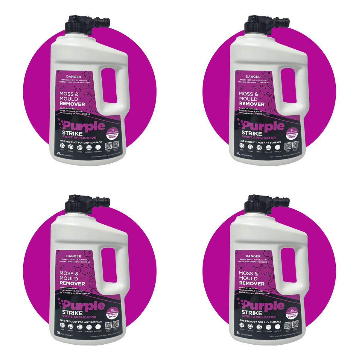 Purple Strike Swift Applicator 2L Four-Pack - 4 bottles